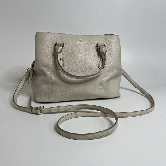 kate spade new york Handbags - Kate Spade Larchmont Avenue Evangelie Leather Satchel Warm Vellum WKRU5376